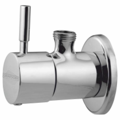 Angle Cock with Wall flange  Chrome